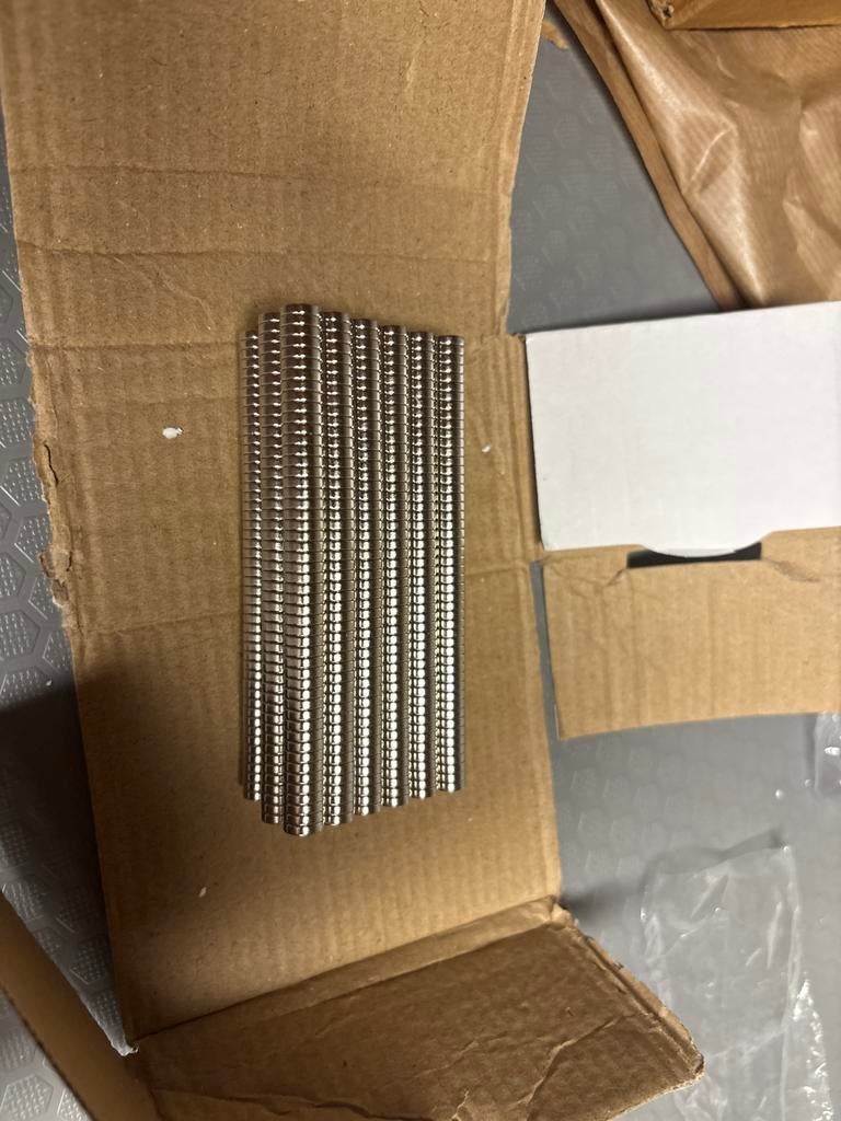 Partij Neodymium Magneten 8x2mm - Sterke Schijfmagneten, Info@jouwurn.nl, Ophalen of Verzenden, Bieslook 42, Nieuw