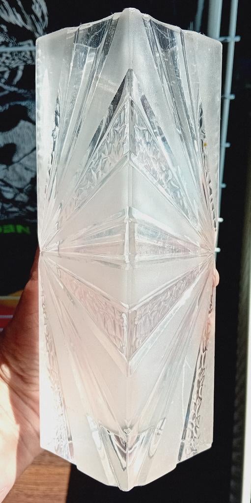 warmensteinach kristallen seventies vaas zonnestraal decor, Ophalen of Verzenden