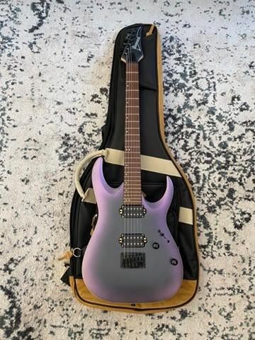 Ibanez RGA42EX Black Aurora Burst Matte elektrische gitaar, Ophalen, Nieuw, Solid body, Ibanez