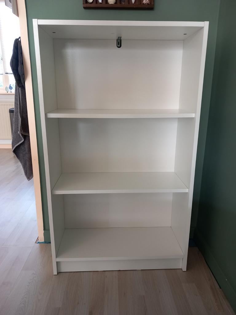 Witte boekenkast van Jysk, Ophalen, Met plank(en), 100 tot 150 cm, 50 tot 100 cm