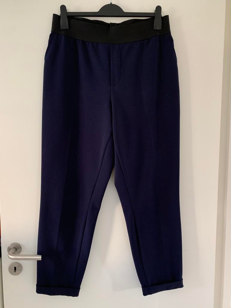 Donker blauwe lange broek Vanilia 44 XXL, Blauw, Maat 42/44 (L), Ophalen of Verzenden, Lang