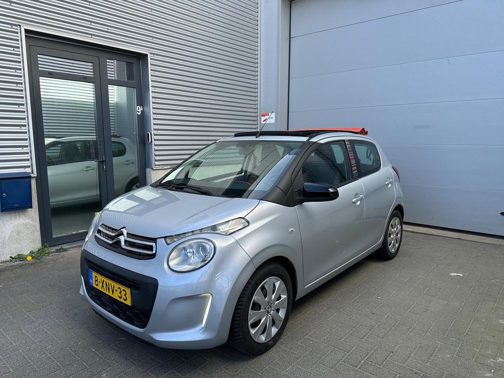 Citroen C1 1.2 Airscape Shine | 1e Eigenaar | SCHUIFDAK | BL, Auto's, Voorwielaandrijving, Euro 5, Stof, Gebruikt
