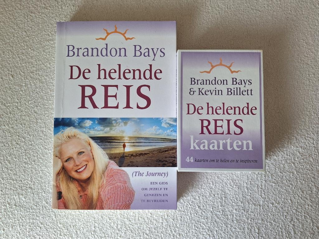 De helende reis kaarten en boek Brandon Bays, Ophalen of Verzenden, Zo goed als nieuw, Spiritualiteit algemeen, Overige typen