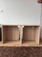 IKEA BESTÅ tv-meubel 120 cm – wit gelazuurd eikeneffect, Ophalen, 100 tot 150 cm, Zo goed als nieuw, Minder dan 100 cm