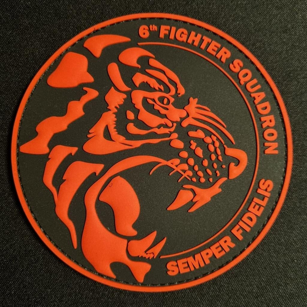 Polish Air Force 6th Fighter Squadron Patch, Verzamelen, Ophalen of Verzenden, Luchtmacht, Amerika, Embleem of Badge