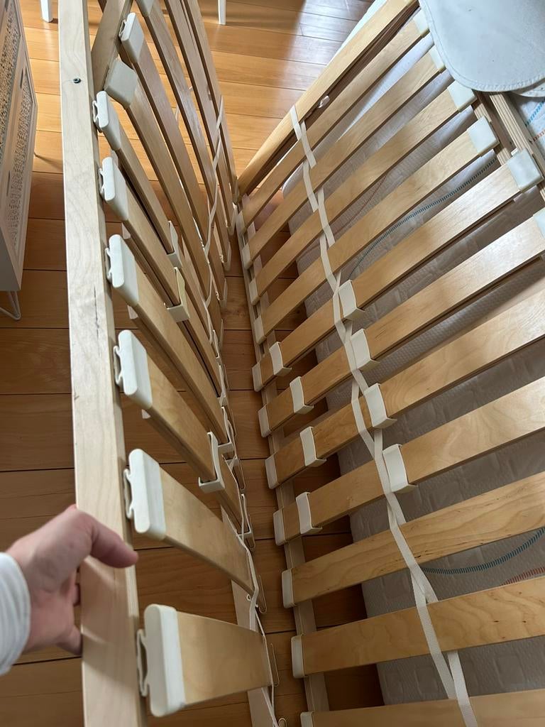 2 Ikea sultan lovene lattenbodems 80x200 meter, Huis en Inrichting, Slaapkamer | Matrassen en Bedbodems, Eenpersoons, Ophalen of Verzenden