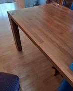 Massief houten eettafel 90x200cm - Geen fineer, Huis en Inrichting, Tafels | Eettafels, Ophalen, Gebruikt, 50 tot 100 cm, 150 tot 200 cm