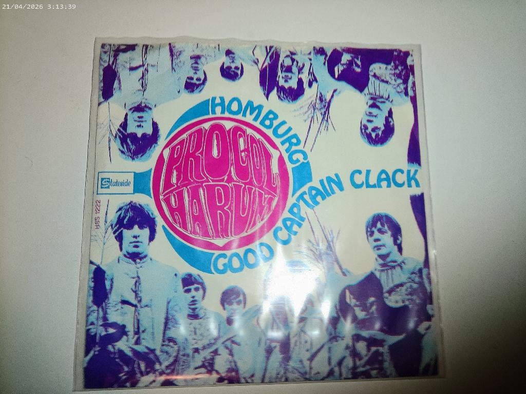 Procol Harum - Homburg / Good Captain Clack, Cd's en Dvd's, Vinyl Singles, Gebruikt, Fotohoes, 7 inch, Single