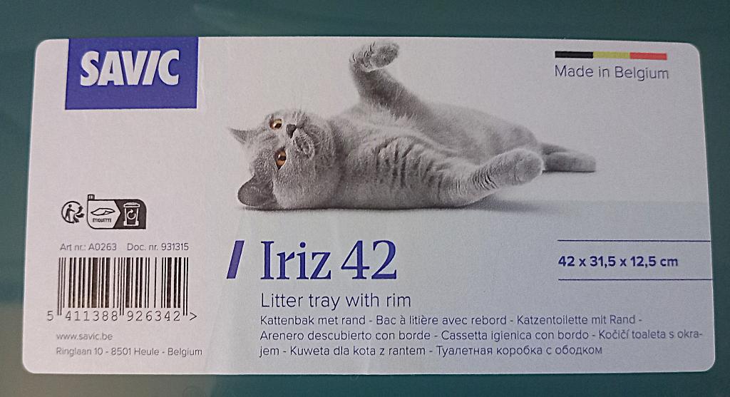 Moderne kattenbak met kap - Ruimtebesparend en Hygiënisch - Wit-Roze 56