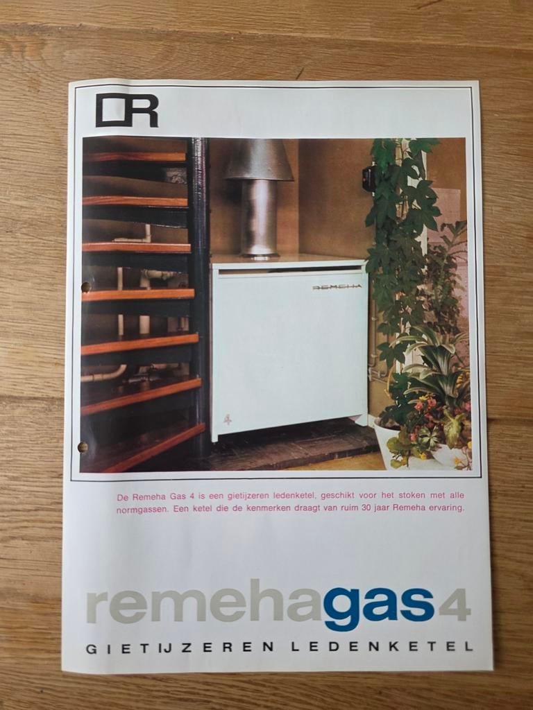 Reclame folders van CV Aardgas boilers e.d. jaren 60/70, Ophalen of Verzenden, Gebruikt, Overige typen