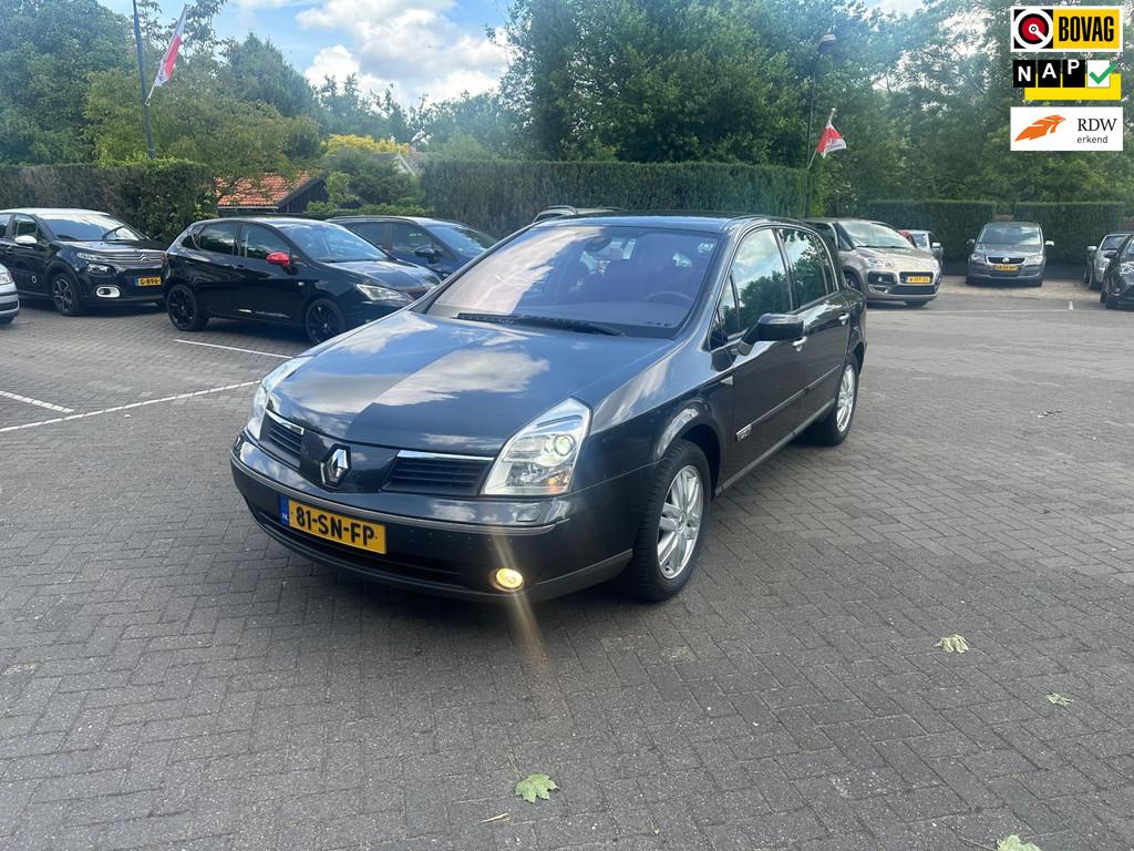 Renault Vel Satis 2.0 16V turbo , Exception , navigatie, Auto's, Voorwielaandrijving, 1998 cc, Stof, Gebruikt