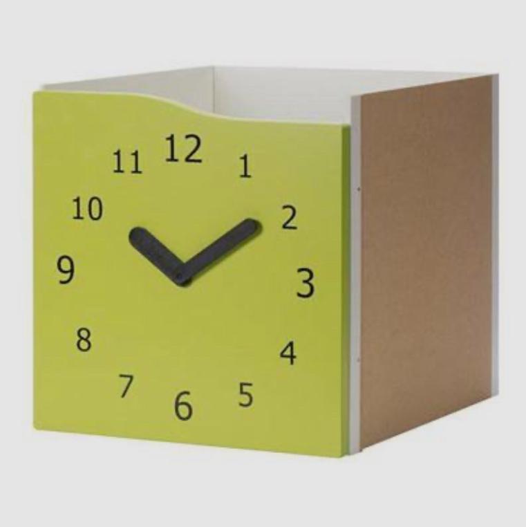 Groene klok deur inzet voor Ikea Kallax kast, Ophalen, Zo goed als nieuw, Overige typen
