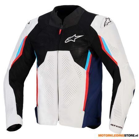 Alpinestars AST V3 Air Motorjas, Zilver-Rood-Blauw, Motoren, Kleding | Motorkleding, Ophalen of Verzenden, Nieuw met kaartje