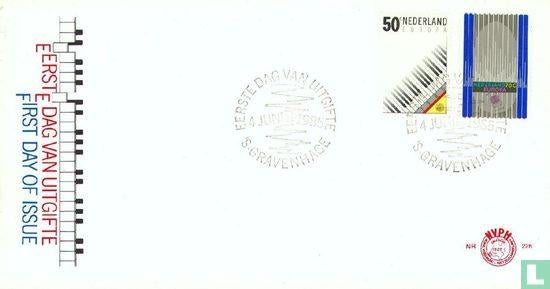 FDC E228 Europazegels 1985 NL onbeschreven, Ophalen of Verzenden, Nederland
