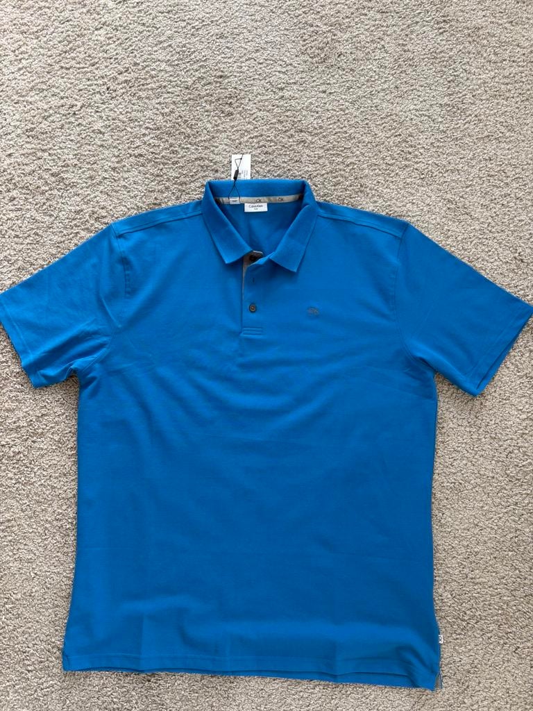 Nieuwe polo, golf, calvin klein, xl, Kleding | Heren, Polo's, Ophalen of Verzenden, Nieuw, Maat 56/58 (XL), Blauw