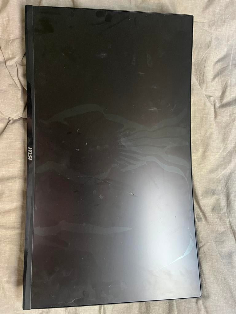 Kapotte Curved MSI monitor – voor onderdelen of reparatie, Computers en Software, Monitoren, Gaming, HDMI, 101 t/m 150 Hz, Curved