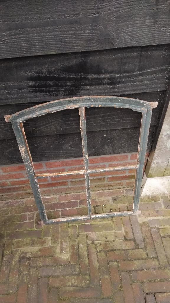 Antiek stalraam, Doe-het-zelf en Verbouw, Glas en Ramen, Gebruikt, Minder dan 80 cm, Minder dan 80 cm, Overige typen