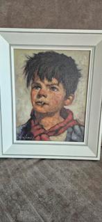 Zigeuner jongen geschilderd, Huis en Inrichting, Woonaccessoires | Schilderijen, Tekeningen en Foto's, Minder dan 50 cm, Oorspronkelijke maker