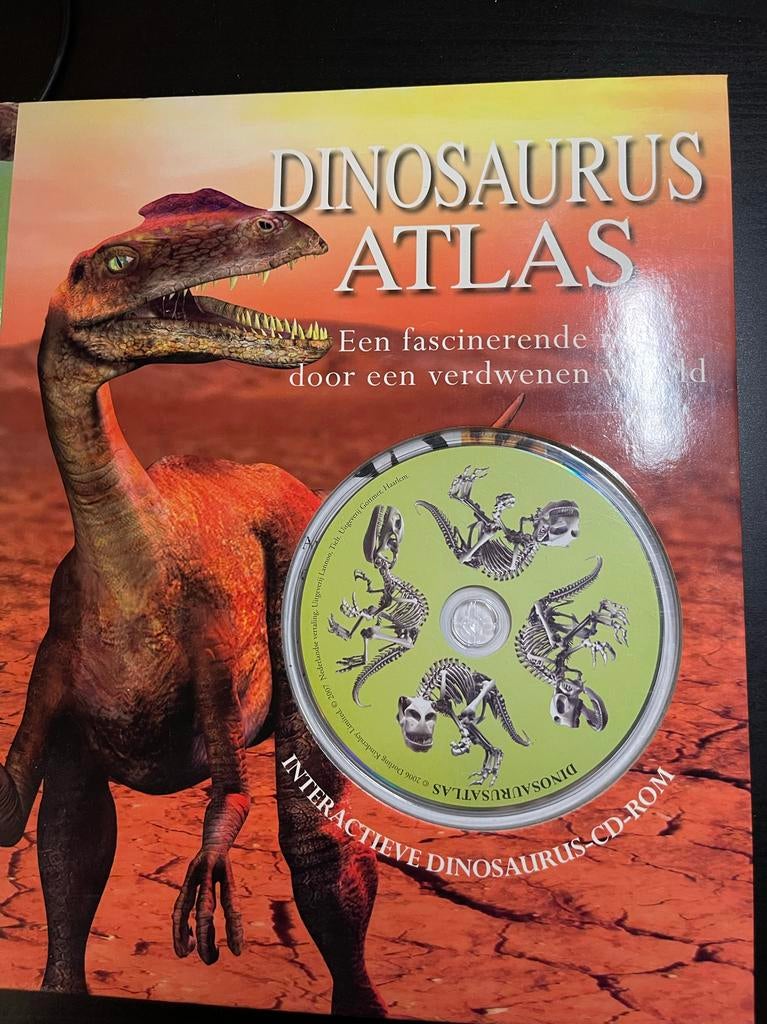 Dinosaurus Atlas met interactieve CD-ROM, Ophalen of Verzenden, Gelezen, Dieren, Los deel
