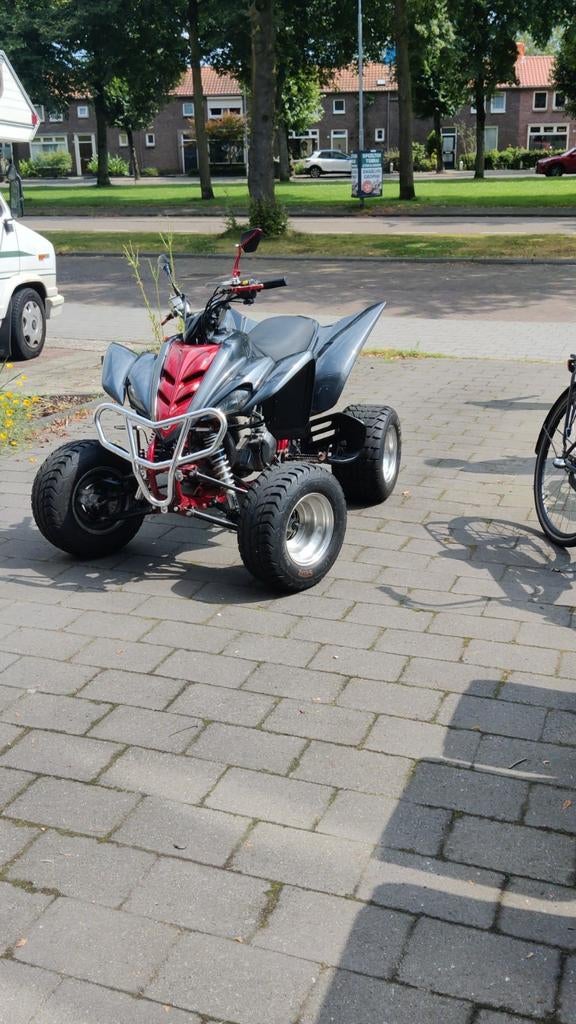 Nette Yamaha Raptor 350, Ophalen, Gereviseerd