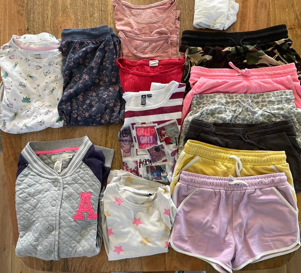 Zomerpakket (zie omschrijving), Ophalen of Verzenden, Gebruikt, Maat 140