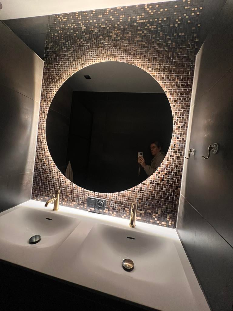 Wandtegels sanitair badkamer goud, Zo goed als nieuw, Minder dan 5 m², Wandtegels, Keramiek