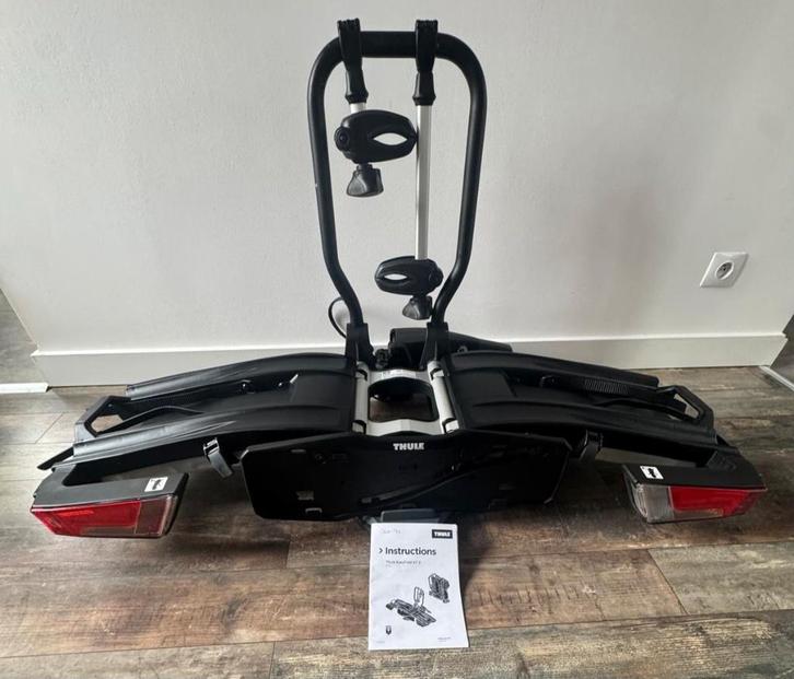 Fietsendrager Thule EF XT933  2 e-bike, Auto diversen, Fietsendragers, Gebruikt, Trekhaakdrager, 2 fietsen, Elektrische fiets