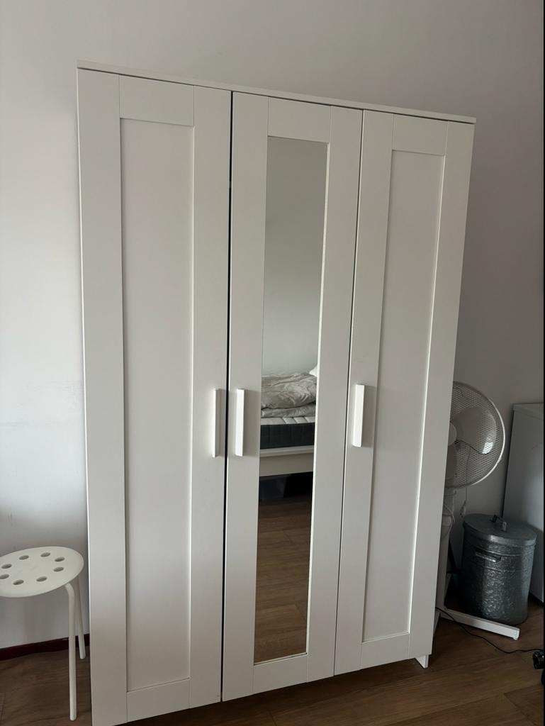 Ikea Brimnes kast wit, Huis en Inrichting, Kasten | Kledingkasten, Ophalen, 100 tot 150 cm, Zo goed als nieuw, 150 tot 200 cm