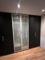 2x aluminium pax deuren voor zien van melk glas, Ophalen, 200 cm of meer, 50 tot 100 cm, Zo goed als nieuw