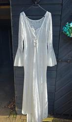 Kanten trouwjurk maat 42, Ophalen of Verzenden, Zo goed als nieuw, Wit, Trouwjurk