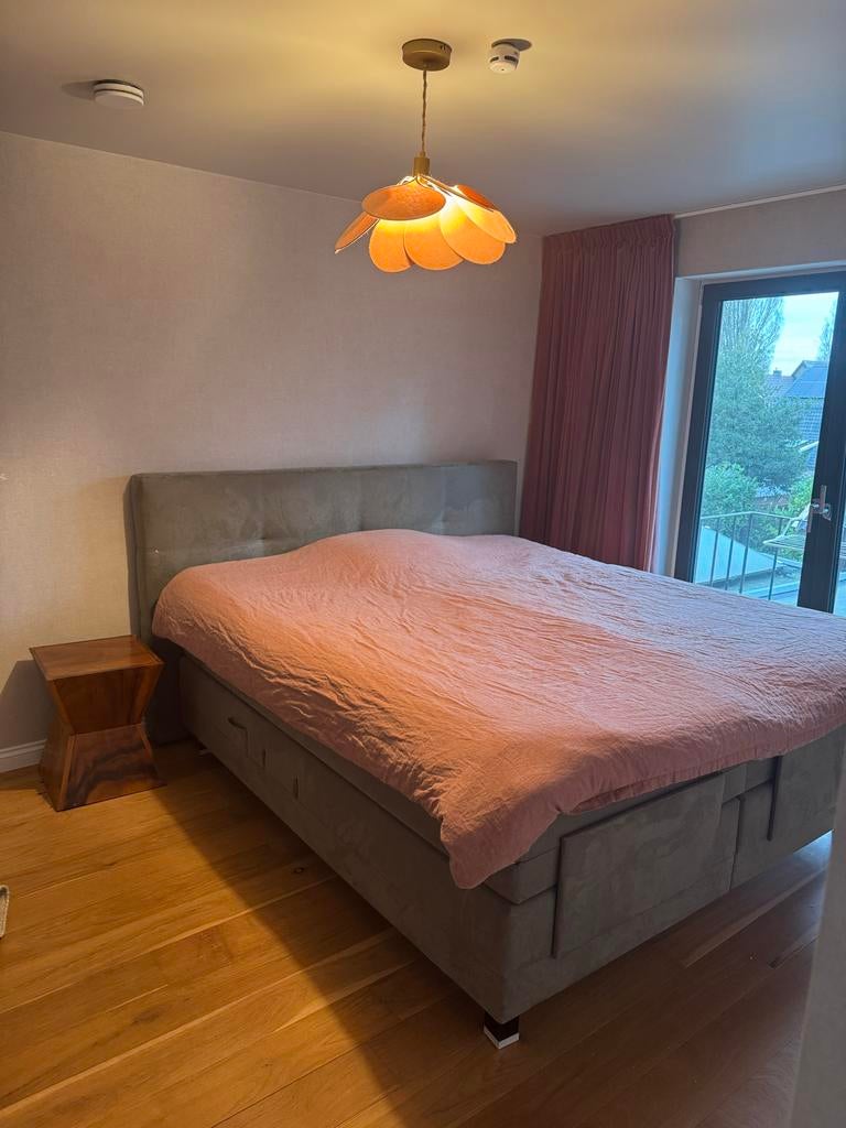 Elektrisch verstelbare boxspring 180x200, Ophalen, Gebruikt, Tweepersoons, 180 cm