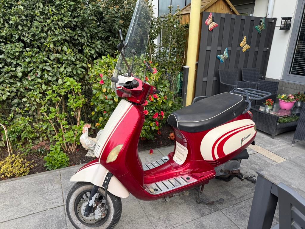 Senzo Riva Lux, Fietsen en Brommers, Scooters | Overige merken, Ophalen, Gebruikt, Benzine, Maximaal 25 km/u