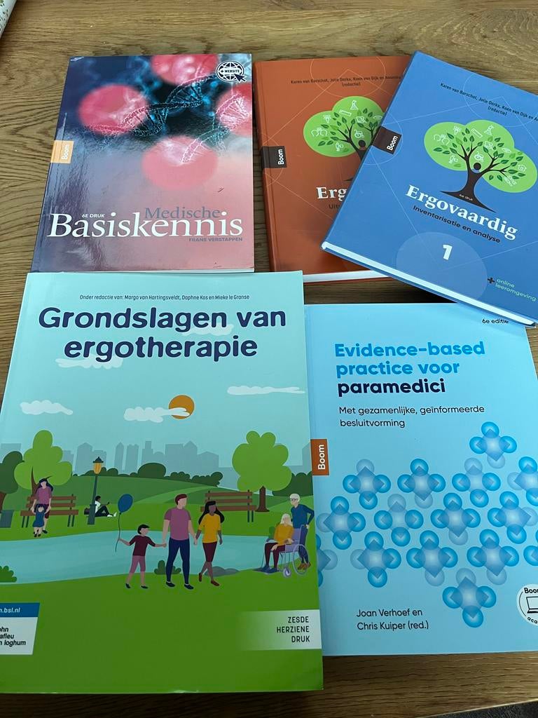 Schoolboeken Ergotherapie - Diverse Titels, Boeken, Schoolboeken, Ophalen of Verzenden, Zo goed als nieuw, Overige niveaus, Overige vakken