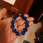 Vintage Glas Kralen Armband met Gouden Accentjes - Amsterdam, Ophalen of Verzenden