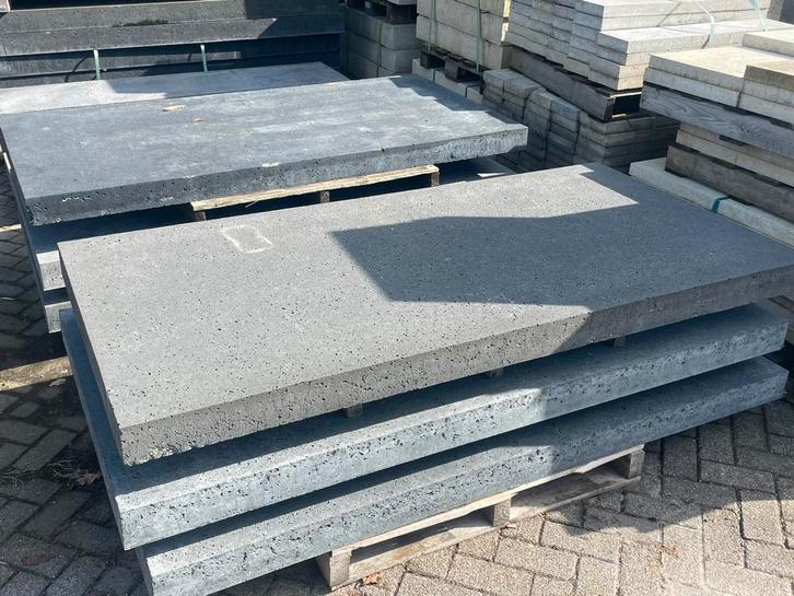 5 st Oud Hollandse tegel Antraciet 200x100x10 cm RESTPARTIJ, Tuin en Terras, Tegels en Klinkers, Nieuw, Terrastegels, Beton, Ophalen