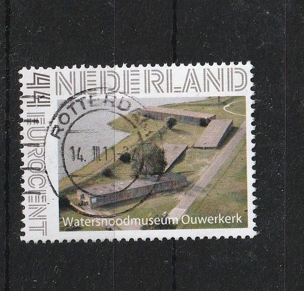 Persoonlijke postzegel Watersnoodmuseum Ouwerkerk., Postzegels en Munten, Postzegels | Nederland, Gestempeld, Na 1940, Ophalen of Verzenden