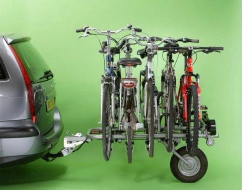 Mottez A352P Fietsendrager voor 5 Fietsen – Met Steunwiel!, Ophalen, 3 fietsen of meer, Elektrische fiets, Zo goed als nieuw