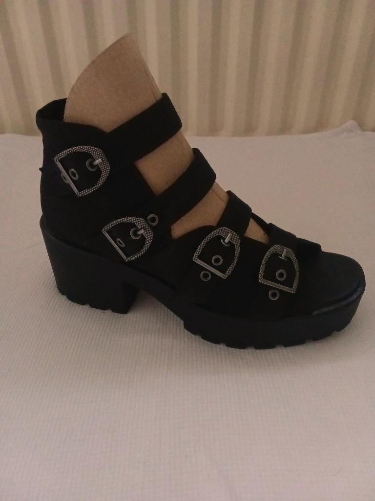 Vagabond Sandalen in maat 39 Zwart, Zwart, Zo goed als nieuw, Vagabond, Sandalen of Muiltjes