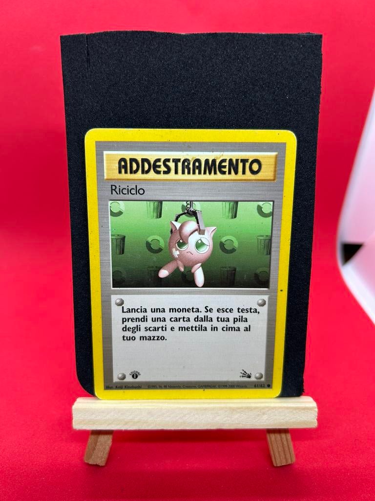 Recycle 1st Edition Fossil Italiaans Vintage WOTC, Ophalen of Verzenden, Zo goed als nieuw