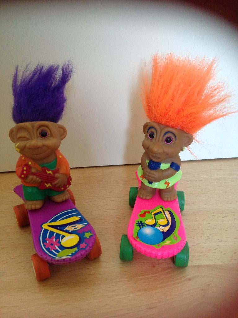 trollen trols popje met skateboard speelgoed skateboard L13, Ophalen of Verzenden, Zo goed als nieuw, Jongen of Meisje