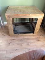 Bench met ombouw (ombouw van steigerhout), Ophalen of Verzenden, Zo goed als nieuw