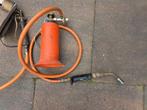 Karwei gasbrander met hulpstukken, Doe-het-zelf en Verbouw, Gereedschap | Handgereedschap, Ophalen of Verzenden, Gebruikt