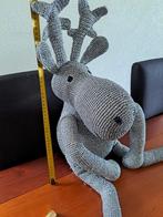 Grote Anne Claire Petit knuffel eland - handgemaakt, Ophalen of Verzenden, Zo goed als nieuw, Overige typen
