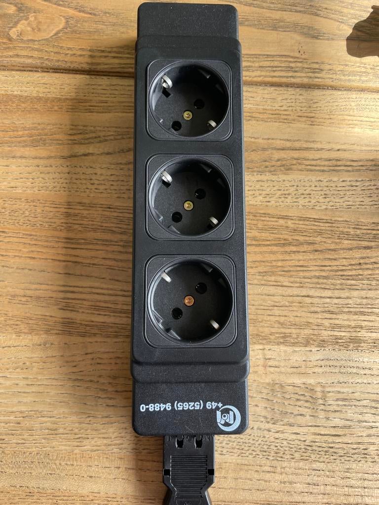 Stekkerblok met snoer en beugel, Ophalen of Verzenden, Gebruikt