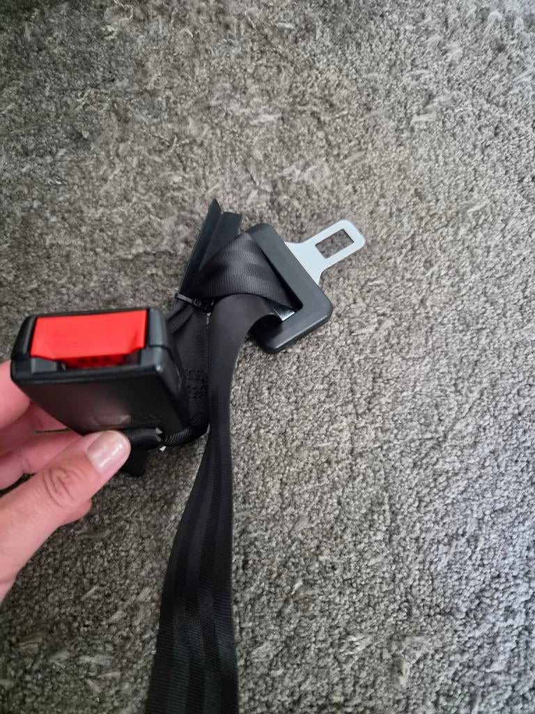 Autogordel verlenger met gesp - Zwart, Auto-onderdelen, Interieur en Bekleding, Ophalen of Verzenden, Nieuw, Universele onderdelen
