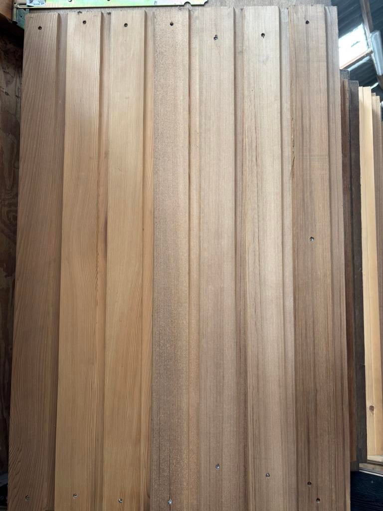 Red Cedar partijen - Saunaschroot, Zweeds Rabat & Shutter, Ophalen, Minder dan 25 mm, Nieuw, Plank