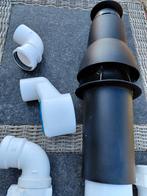 Dak uitlaat  voor cv ketel, 30 tot 80 cm, Cv-ketel of Combi-ketel, Minder dan 60 cm, Ophalen of Verzenden