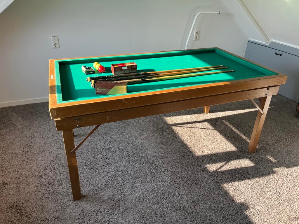 Heemskerk biljarttafel, Sport en Fitness, Biljarten en Poolen, Ophalen of Verzenden, Zo goed als nieuw, Biljarttafel