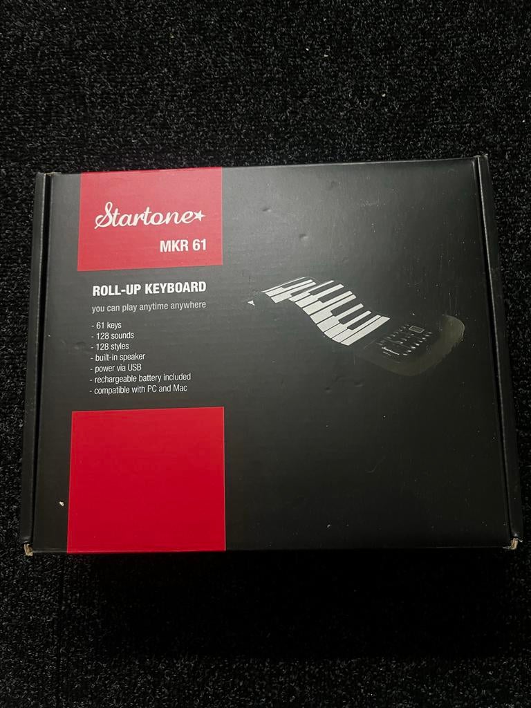 Startone MKR 61 oprolbaar keyboard - Nieuw in doos, Overige merken, 61 toetsen, Ophalen of Verzenden, Midi-aansluiting