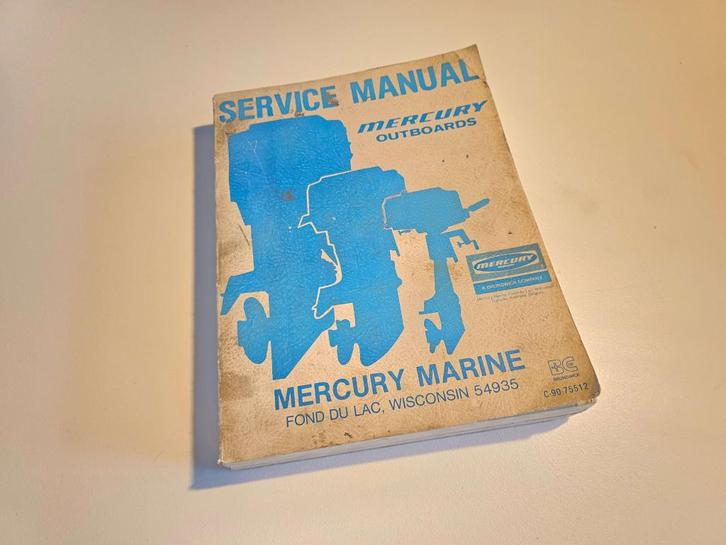 Origineel MERCURY werkplaatshandboek eind jaren '70, Watersport en Boten, Accessoires en Onderhoud, Gebruikt, Onderhoud en Reparatie